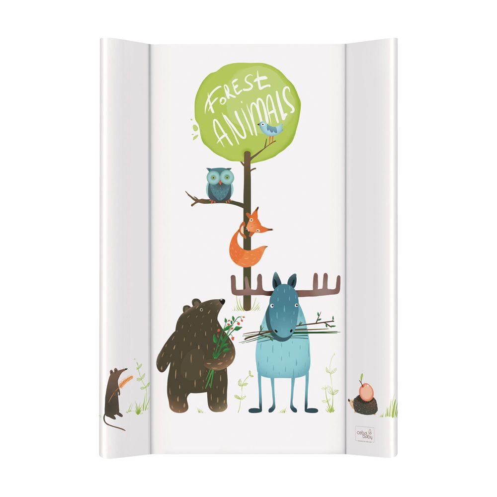 Пеленальный матрац 70 см Ceba Baby Nature мягкий без изголовья Animals W-102-103-100