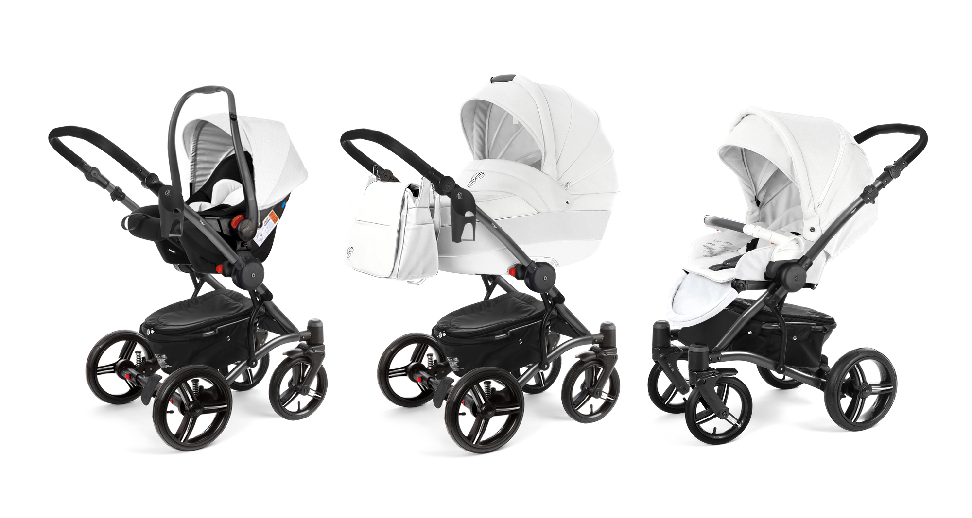 Коляска 3 в 1 Esspero Grand Tour (шасси Graphite) Argtic leatherette