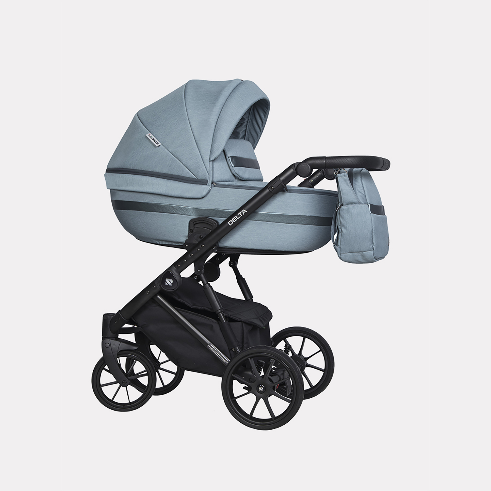 Коляска 2 в 1 RIKO BASIC DELTA 02 Ocean (бирюзовый)
