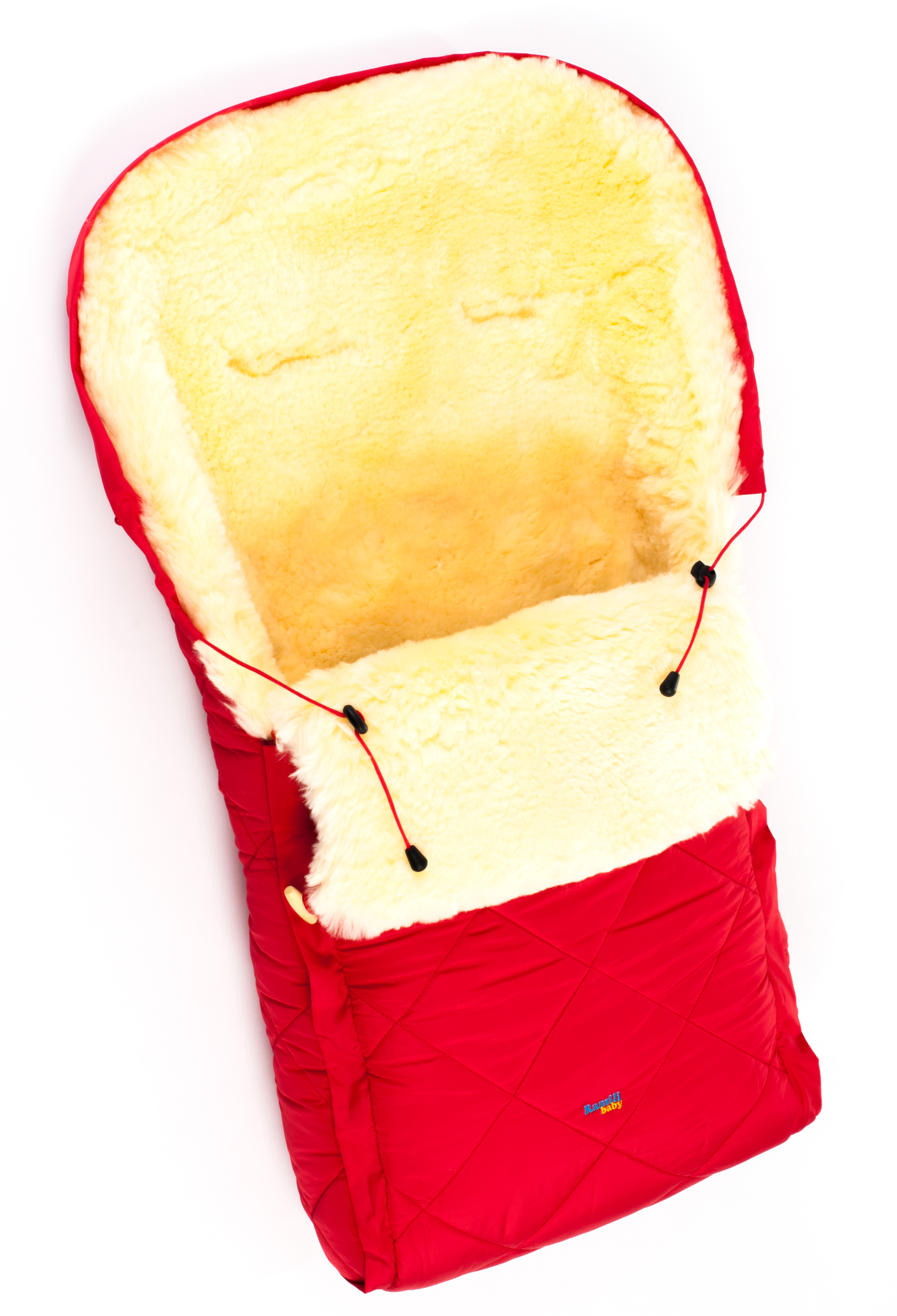 Детский меховой конверт Ramili Baby Classic Red