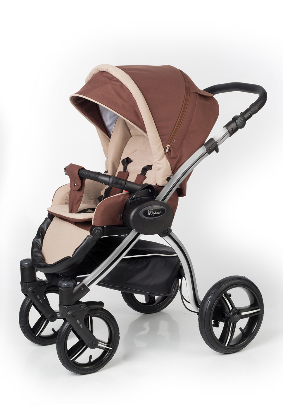 Прогулочная коляска Esspero I-Nova (шасси Grey) Brown Beige