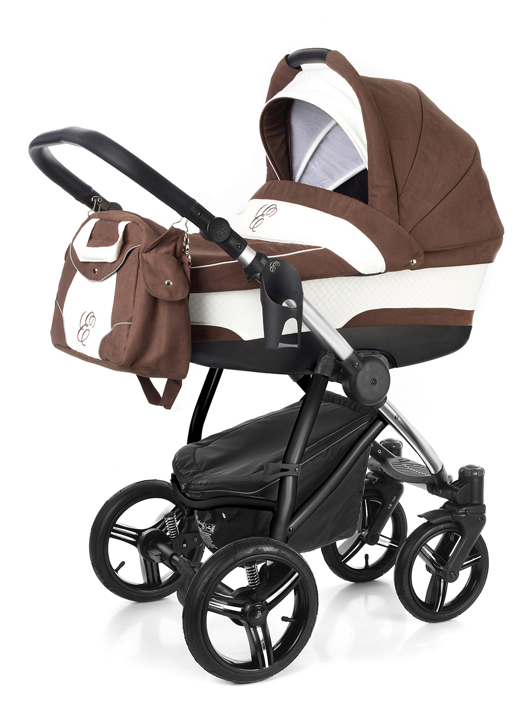 Коляска для новорожденных Esspero Newborn Lux (шасси Chrome) Chek