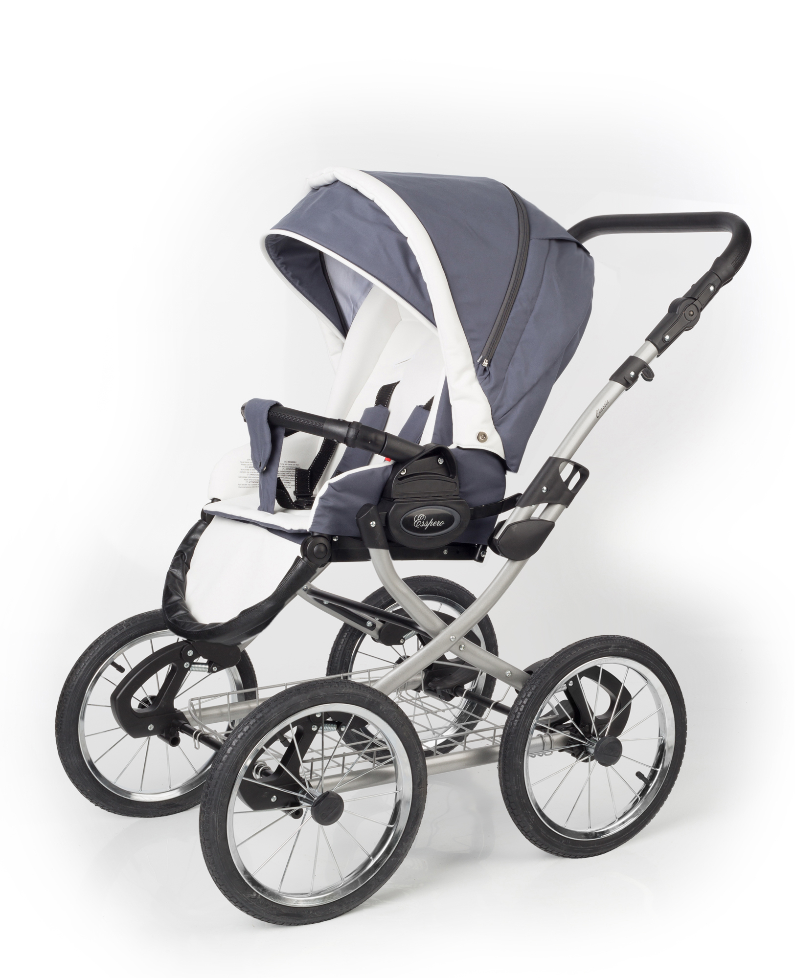 Прогулочная коляска Esspero Classic (шасси Grey) Grey Lux