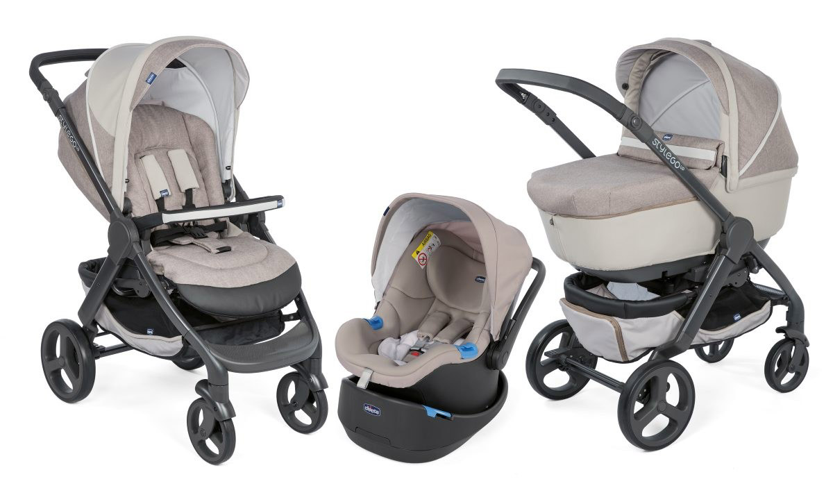 Коляска 3 в 1 Chicco StyleGo Up Car Beige