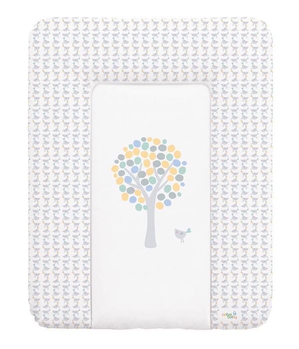 Пеленальный матрац Ceba Baby мягкий на комод 70x50 см Magic Tree Blue