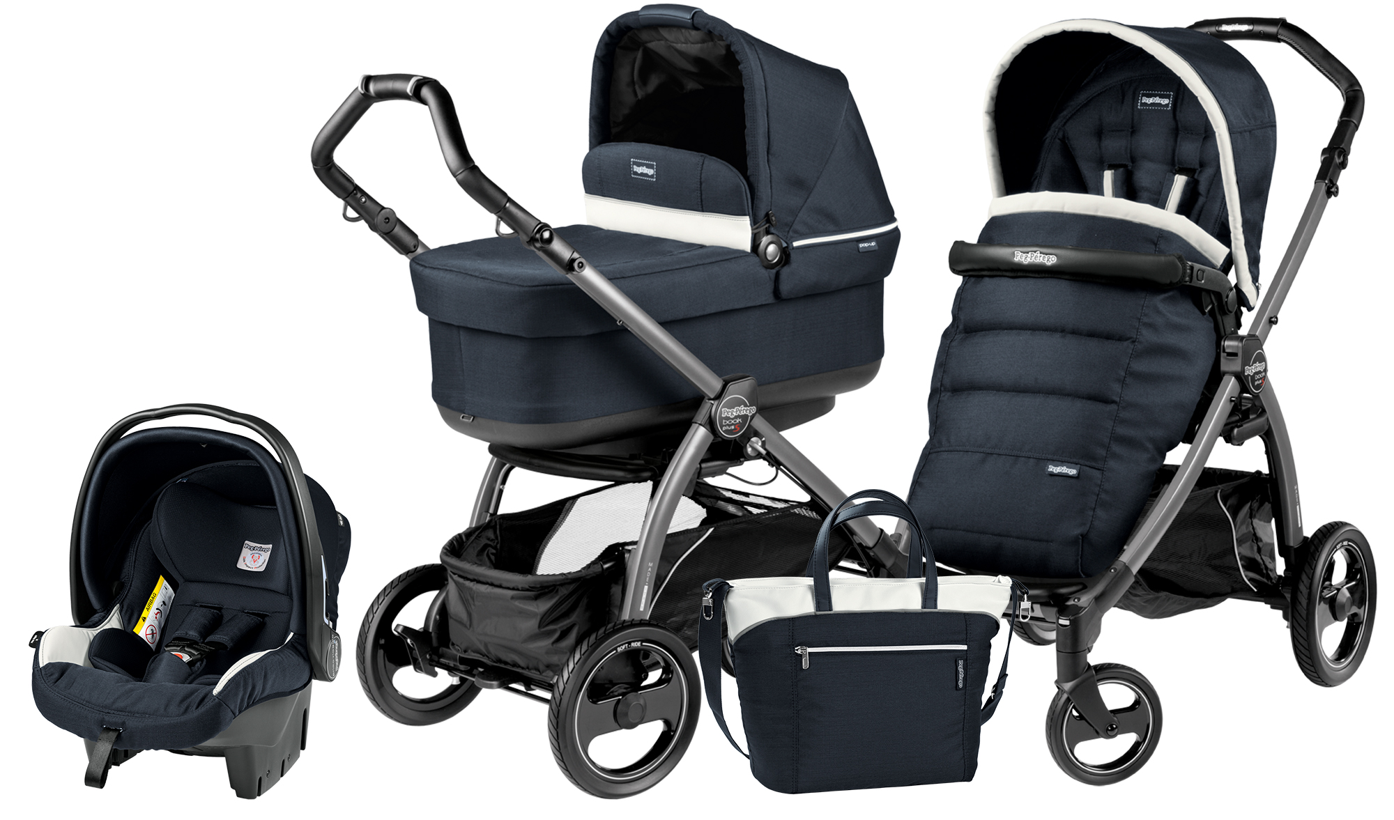 Peg-Perego Book Plus S Pop Up Modular Luxe Blue