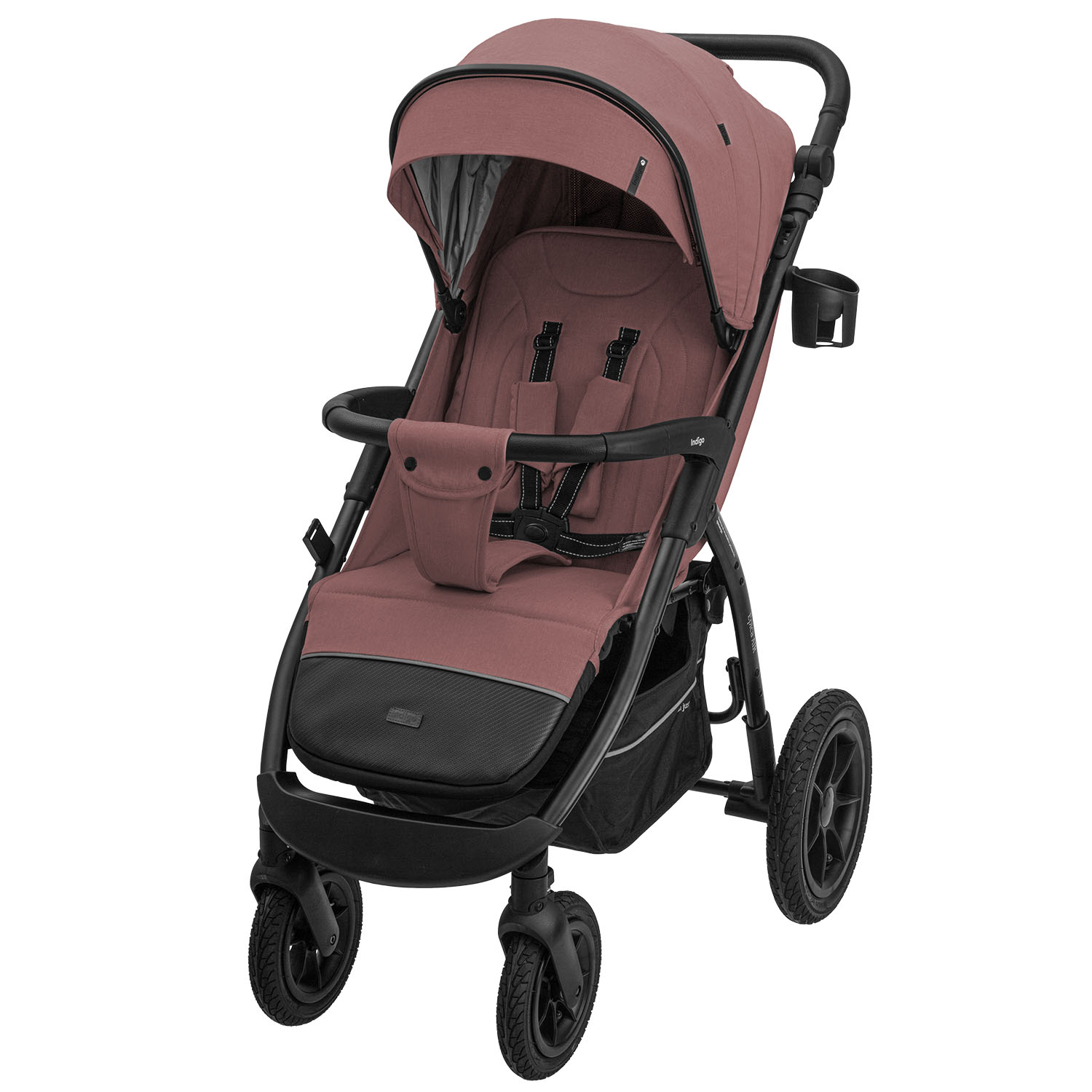 Прогулочная коляска INDIGO EPICA XL AIR розовый
