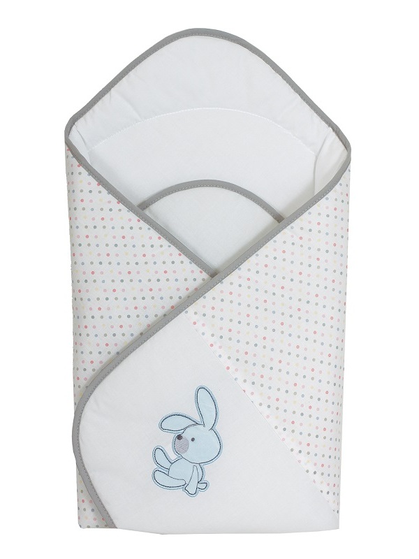 Одеяло-конверт Ceba Baby Bunnies White