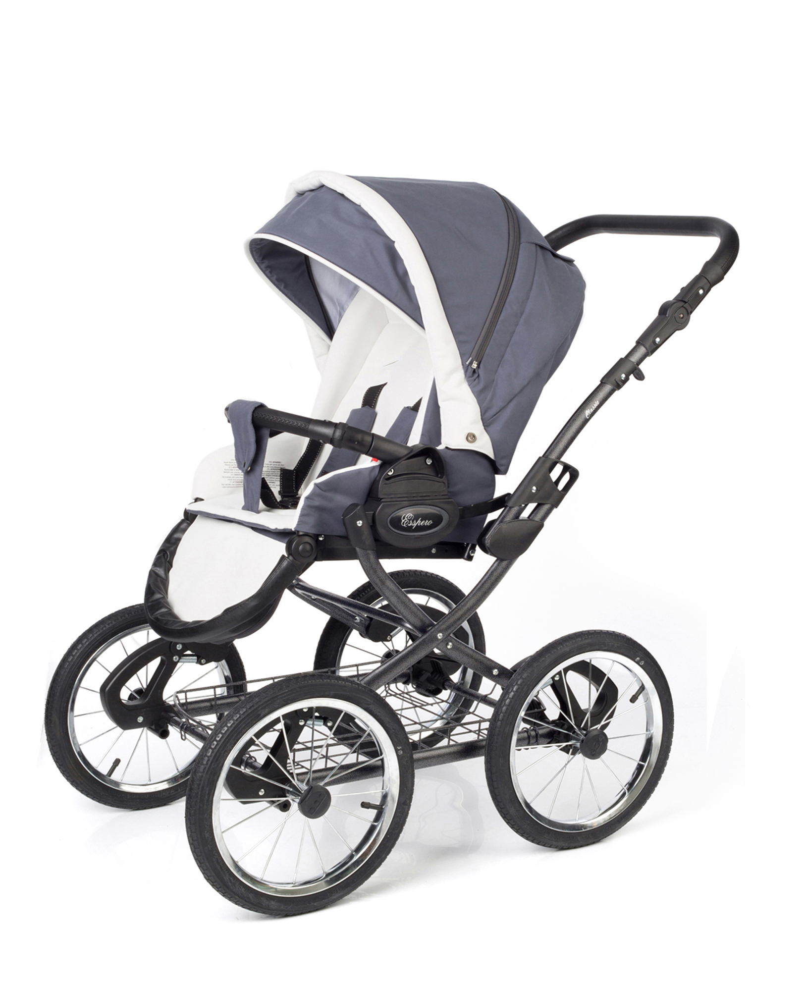 Прогулочная коляска Esspero Classic (шасси Graphite) Grey Lux