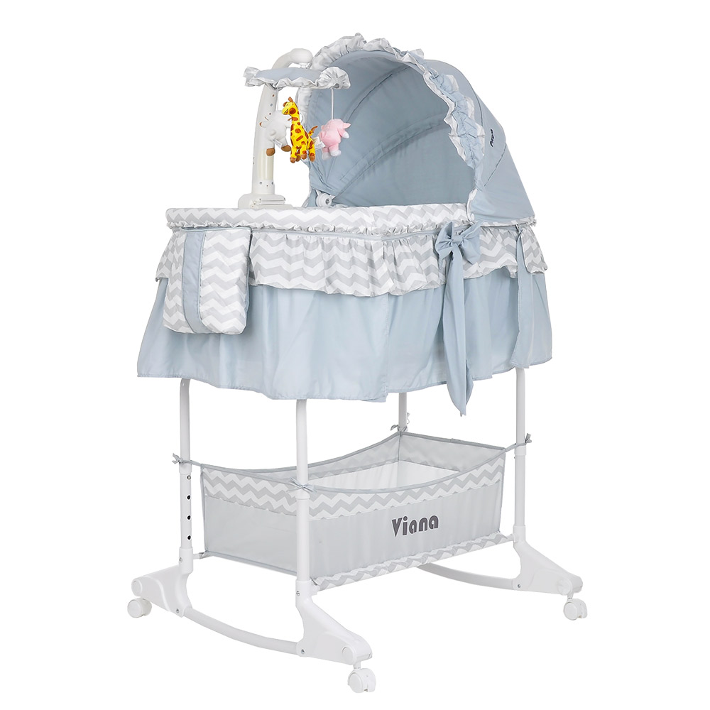 Колыбель Pituso Viana Wave Grey