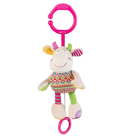 Игрушка-подвеска музыкальная BabyOno Коровка