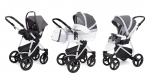 Коляска 3 в 1 Esspero Grand Newborn Lux (шасси White) — Royal Silver