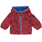 Куртка Chicco для мальчиков, с машинками, цвет красный