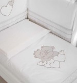 Комплект белья Baby Expert Tenerezze(4 предмета) — белый/бледно-коричневый