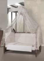 Балдахин на детскую кроватку Esspero — Shine beige