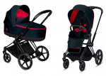Коляска 2 в 1 Cybex Priam III Ferrari — Victory Black (Matt Black)