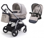 Коляска 2 в 1 Peg Perego Book Plus Culla Elite + Seggiolino Pop Up — Luxe Beige