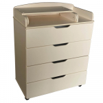 Пеленальный комод КЕДР Victoria Comfort — Слоновая кость