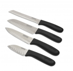 Нож DOSH I HOME VITA, набор 4 шт, Santoku 17см, Santoku 10см, хлебный 20см, универсальный 16см