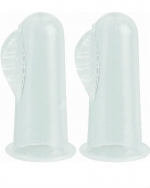 Набор из 2-х гибких силиконовых массажных зубных щеток для десен Bebe Confort