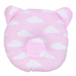 Подушки для малыша Amarobaby анатомическая облака розовый — розовый