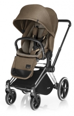 Прогулочная коляска Cybex Priam (шасси Trekking Matt Black) — Cashmere Beige
