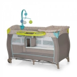 Детский манеж-кроватка Hauck Babycenter — Multi Dots sand