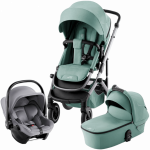 Коляска 3 в 1 Britax Römer Smile 5Z (автокресло BS CORE) — Jade Green/Frost Grey