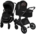 Коляска 2 в 1 Amarobaby Motus Premium Ecco — черный