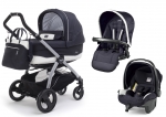 Коляска 3 в 1 Peg Perego Book Plus Culla Elite + Seggiolino Pop Up — Luxe Blue