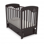 Детская кроватка Gandilyan (Гандылян) Джулия маятник — Махагон