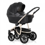 Коляска для новорожденных Esspero Nord (шасси Discovery Beige) — Sky Black