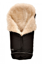 Зимний конверт BOZZ с длинным ворсом — 20-2015-6 Черный-наппа/льняной