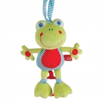 Подвесная музыкальная игрушка-растяжка Happy Baby Лягушка