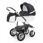 Коляска для новорожденных Esspero Grand Discovery (шасси Graphite White) — Nappa Graphite