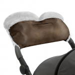 Муфта для рук на коляску Esspero Stella (100% овечья шерсть) — Brown