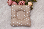 Подушки для малыша Amarobaby для кормления и сна сердечки — кофе