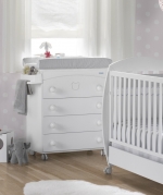 Пеленальный комод Micuna Valeria B-1674 — white