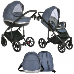 Коляска 2 в 1 Tutis Mimi Style (2021) — Obsidian