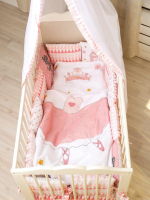 Комплект в кроватку 18 предметов AmaroBaby Exclusive Creative Collection Prima Ballerina