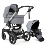 Коляска 2 в 1 Emmaljunga NXT90F 2022 — Lounge Grey/Nature