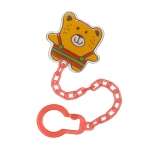 Держатель для пустышки Happy Baby — Мишка