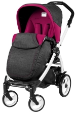 Прогулочная коляска Peg Perego Book 51 Pop Up Completo (шасси White/Black) — Fleur