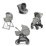 Коляска 3 в 1 Inglesina Aptica с подставкой под люльку Stand Up New — Satin Grey