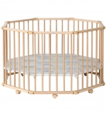 Детский манеж-кроватка Geuther Octo-Parc 107х107 — натуральный 04