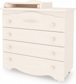 Пеленальный комод Gandilyan (Гандылян) Сильвия Люкс — Выбеленный бук