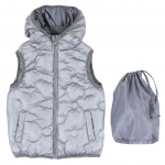 Жилет Chicco для девочек, цвет светло-серый — Светло-серый, р.116