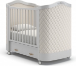 Детская кроватка Gandilyan Тиффани — Белая ночь (ромб)