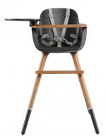 Стульчик для кормления Micuna OVO T-1771 Plus One — Anthracite Grey/Mahogany