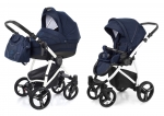 Коляска 2 в 1 Esspero Newborn Lux (шасси White) — Mar Carbon